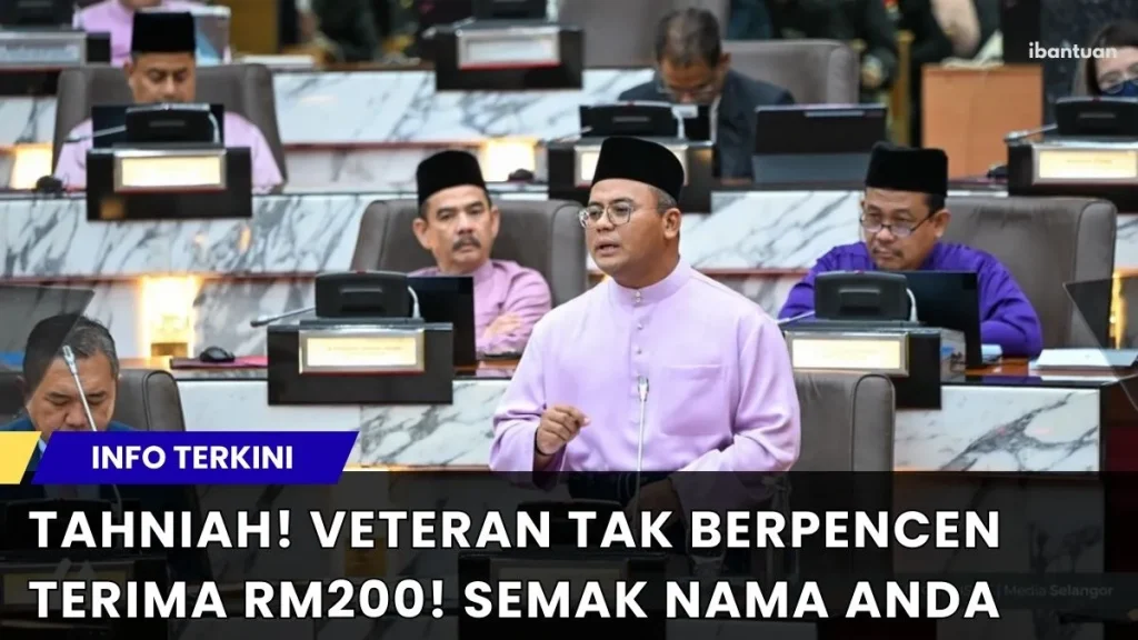 TAHNIAH! VETERAN TAK BERPENCEN