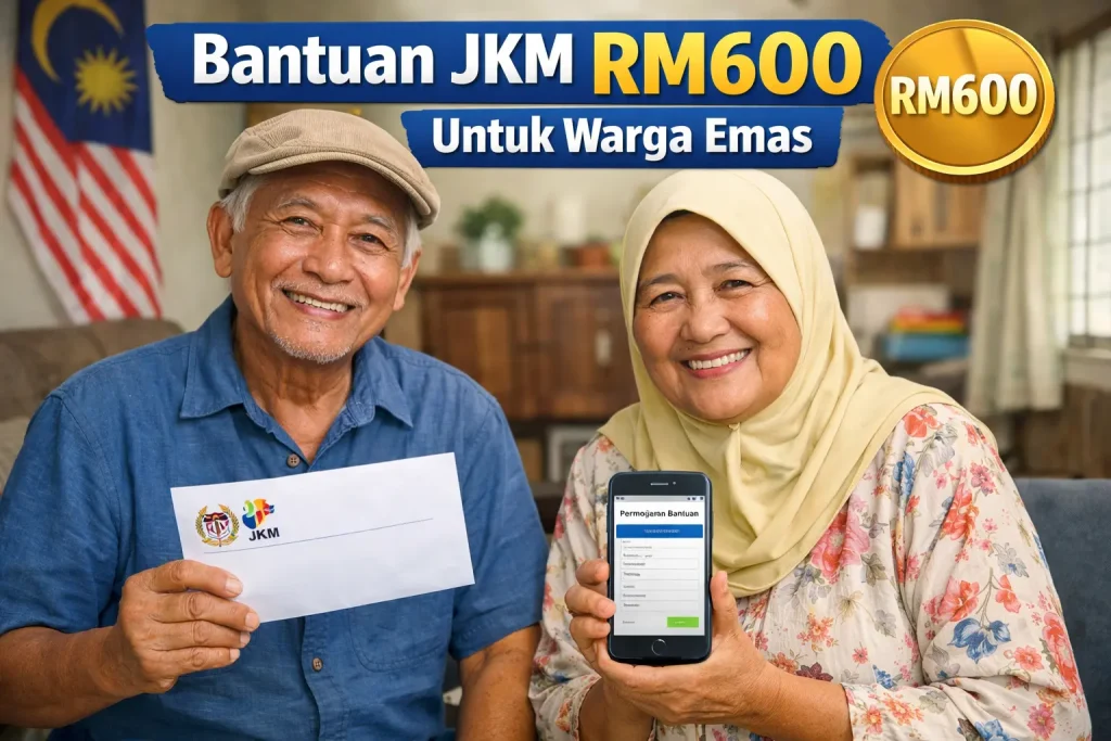 Bantuan JKM RM600 Untuk Warga Emas